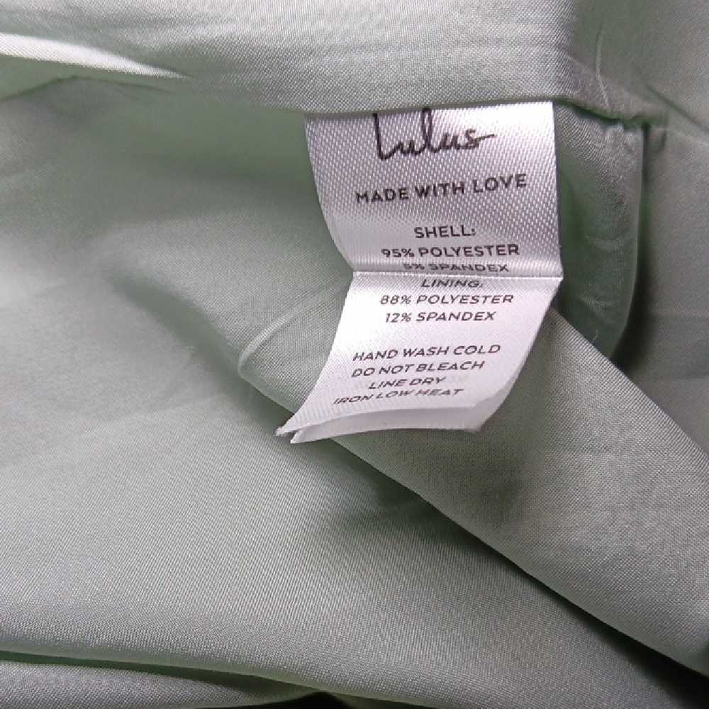 Lulu's Sage One-Shoulder Dress - Picture 4 of 8